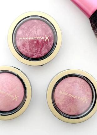 Румяна для лица max factor creme puff blush 25 -  alluring rose (очаровательная роза)5 фото