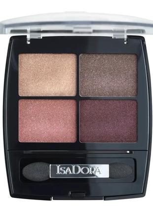 Тіні для повік isadora eye shadow quartet 11 — metropolitan