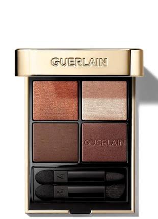 Тени для век guerlain ombre g quad eyeshadow palette 910 - undressed brown