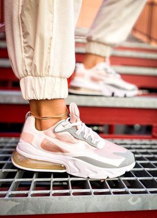 Кросівки nike air max 270 react creme feminino кросівки