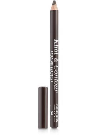 Карандаш для век bourjois khol and contour extra-long wear 001 - noir-issime3 фото