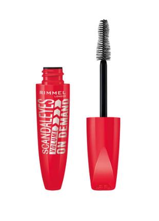 Тушь для ресниц rimmel london scandaleyes volume on demand 001 - black1 фото