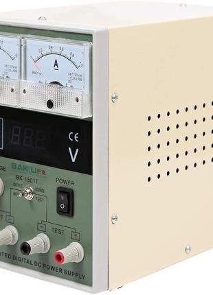 Блок живлення лабораторний стрілковий baku bk-1501t (11251)2 фото
