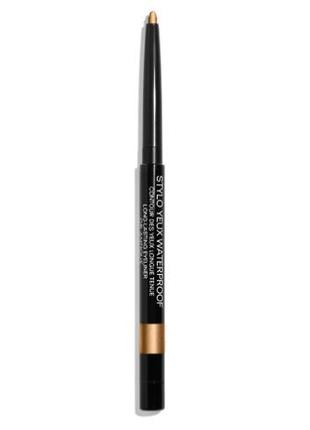 Карандаш для глаз chanel stylo yeux waterproof 52 - cuivre dore, тестер