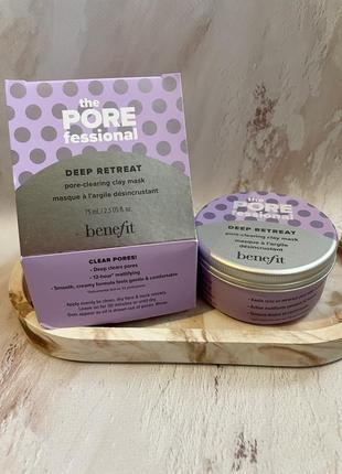 Очищуюча маска  для розширених пор benefit the porefessional deep retreat