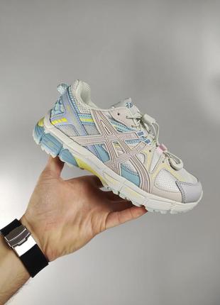 Жіночі кросівки asics gel-kahana 8 gray blue 🩶💙