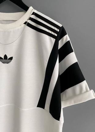 Футболка adidas white/black4 фото