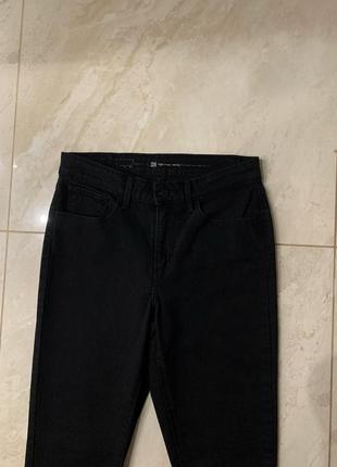 Джинсы levi's брюки черные levis базовые женские2 фото