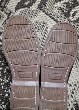 Брендовые фирменные английские кожаные туфли мокасины samuel windsor,оригинал,новые,размер 10анг. (42,5-43р),hand made,100% натуральная кожа.9 фото