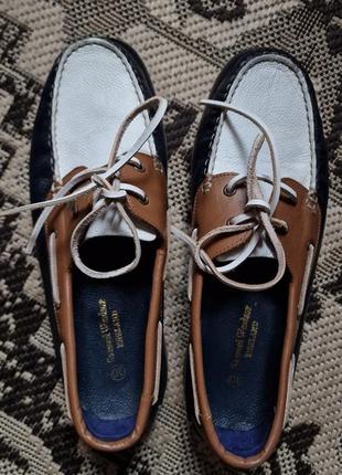Брендовые фирменные английские кожаные туфли мокасины samuel windsor,оригинал,новые,размер 10анг. (42,5-43р),hand made,100% натуральная кожа.4 фото