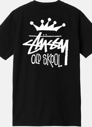 Футболки stussy спухи стасси стусси футба футболка crown корона олдскул старая школа oldschool