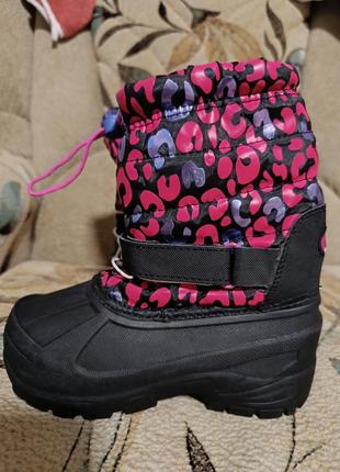 Дитячі чоботи athletech для дівчинки нові зимові3 фото