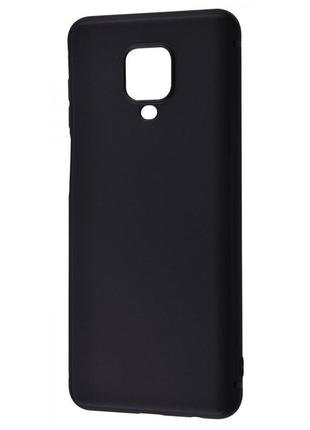 Чохол силікон 0.5 mm black matt xiaomi redmi note 9s/note 9 pro black