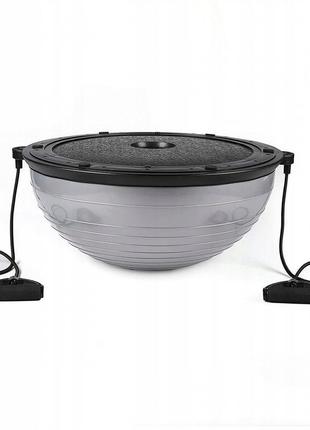 Балансувальна платформа springos bosu ball 57 см bt0002 silver7 фото