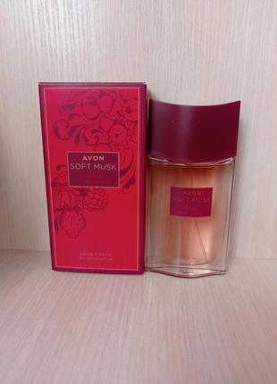 Туалетна вода avon soft musk delive velvet berries,50ml