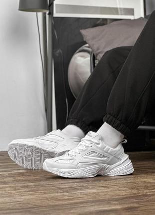 Белые мужские мягкие удобные кроссовки весна/осень,для спорта, для бега, для зала,натуральная кожа