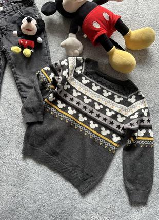 Свитер кофта мики маус mickey mouse