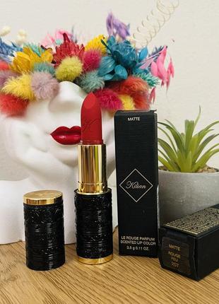 Оригинальный kilian paris lipstick le rouge parfum matte матовая помада 207 rouge feu