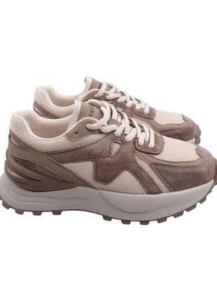 Кроссовки женские li fexpert бежевые текстиль, 37