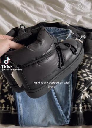 Дутики дутки ботинки ботинки угги угги валянки h&amp;m hm оригинал! 374 фото
