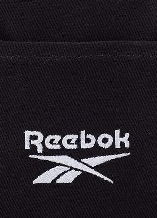 Коттонова нагрудна сумка-слінг reebok classic foundation чорний (sh36535 black)6 фото