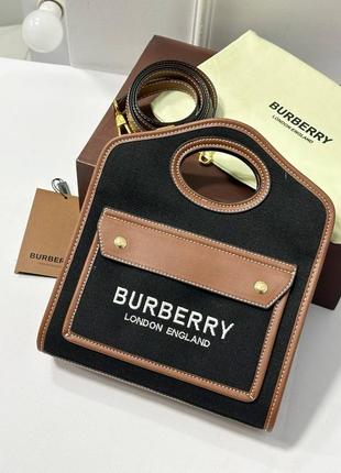 Жіноча сумка в стилі burberry