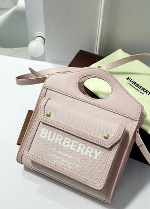 Жіноча сумка в стилі burberry