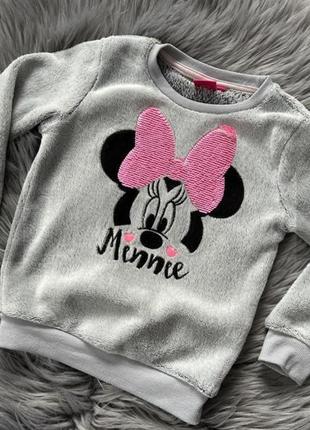 Тёплая кофта minnie mouse