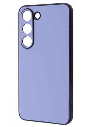 Чохол leather case samsung galaxy s23 light purple