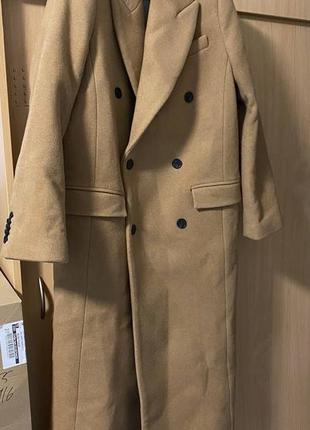Вовняне пальто h&amp;m premium selection 💝8 фото