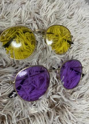 Солнцезащитные очки цветные1 фото
