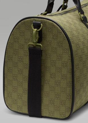 Сумка jordan monogram olive duffle bag, оригінал, ma0759-ef95 фото