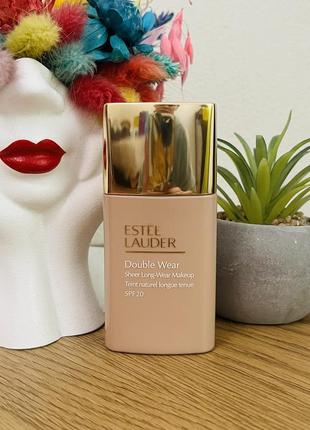 Оригінал estee lauder double wear sheer колір 2c3 fresco стійкий тональний флюід сзф201 фото