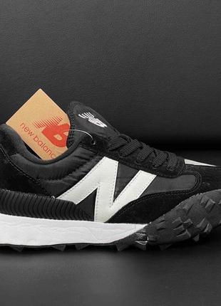 Кросівки new balance xc-72 black-white / модные кроссовки нью беланс хс - 72 чёрные с белым