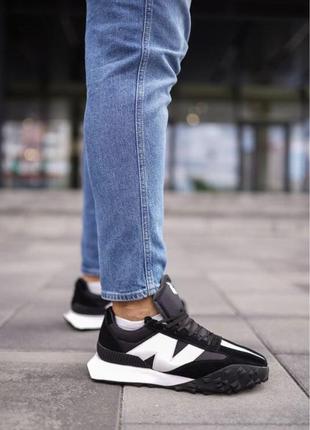 Кросівки new balance xc-72 black-white / модные кроссовки нью беланс хс - 72 чёрные с белым3 фото