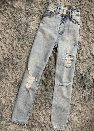 Базовые джинсы мом primark