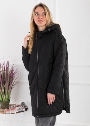 Женская удлиненная куртка курточка длинная пальто весна демисезон