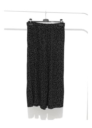 M-l юбка-брюки на резинке высокие широкие натуральные женские4 фото