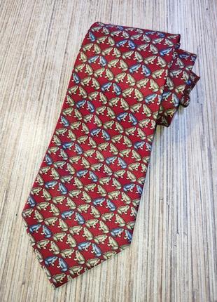 Rene chagal шелковый дизайнерский галстук1 фото