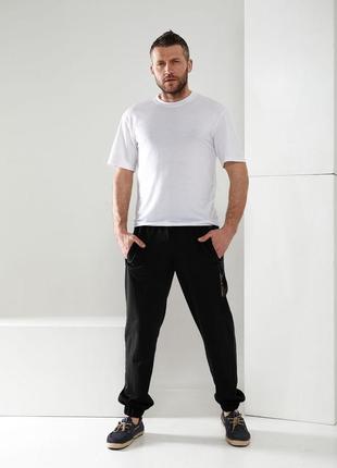 Стильные мужские батальные спортивные штаны 48-56 размеров. 2472447 фото