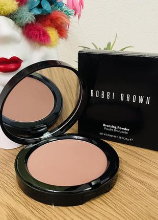 Оригинальный бронзер для лица bobbi brown bronzing powder medium 21 фото