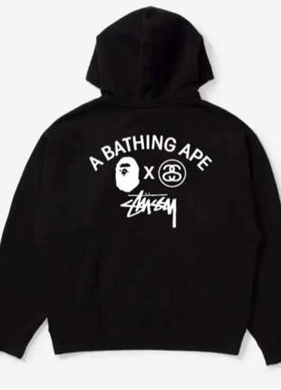 Худи stussy стусса топ утолка стухи стасси стусси стасси худи худи stussy x bape logo