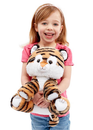 Плюшевая игрушка "snuggle buddies" с животными, находящимися под угрозой исчезновения - тигр 30см