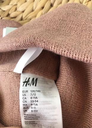 Шапка коричневая, шапка 53-54см, шапка на весну h&m коричневая для мальчика2 фото