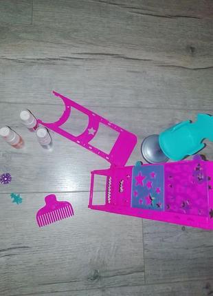Іграшковий набір для фарбування волосся та зачісок, ігровий набір перукар - стиліст, салон краси3 фото