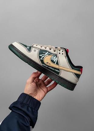 Nike sb dunk low x stussy 5724 фото