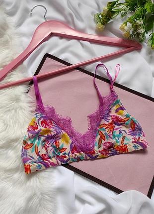 Ніжний кольоровий бра сіточка з мереживом м'який дуже зручний primark
