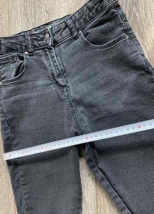 Подростковые на 11 лет серые стретч узкие джинсы4 фото