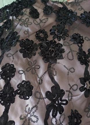 Платье платьице миди русалка-карандаш ажурное в паэтках паэтку по фигуре.9 фото