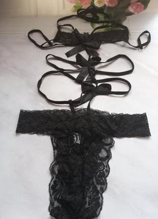 Эротическое белье бантики